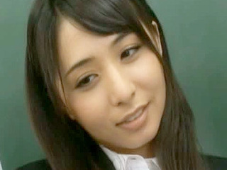 Yuka Osawa's insatiable schoolgirl hole aches for your giant cock