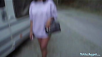 Public Agent She takes the bait and spreads her legs for a big fat cock to fuck her hard and fast